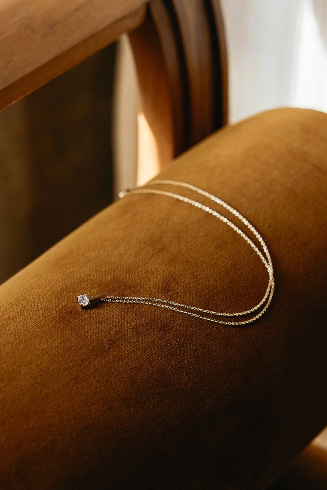 0.60ct Oval Diamond Necklace