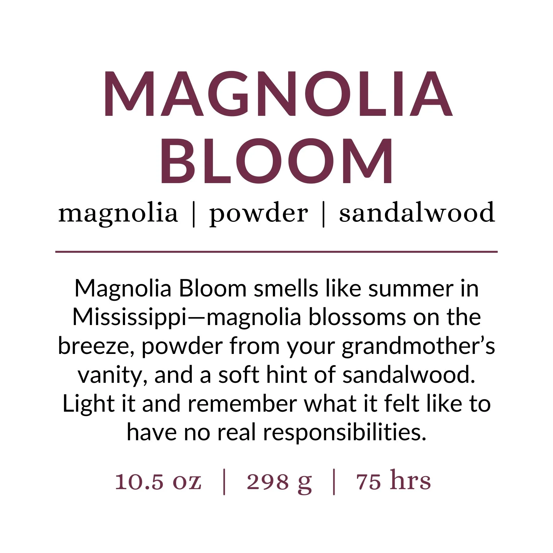 Magnolia Bloom