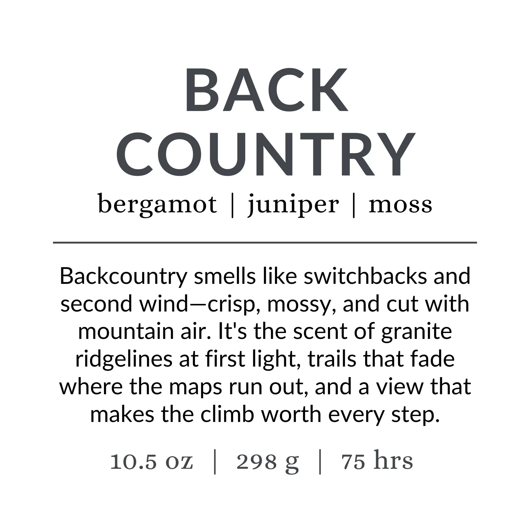Backcountry