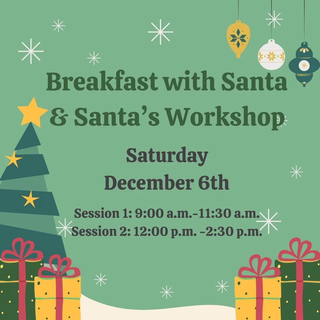 Experience the magic of the holidays at Santa&rsquo;s Breakfast &amp; Workshop! Children will step into Santa&rsquo;s Workshop to make crafts, meet Santa and Mrs. Claus, decorate cookies, play festive games, write letters, and enjoy storytime&mdash;a