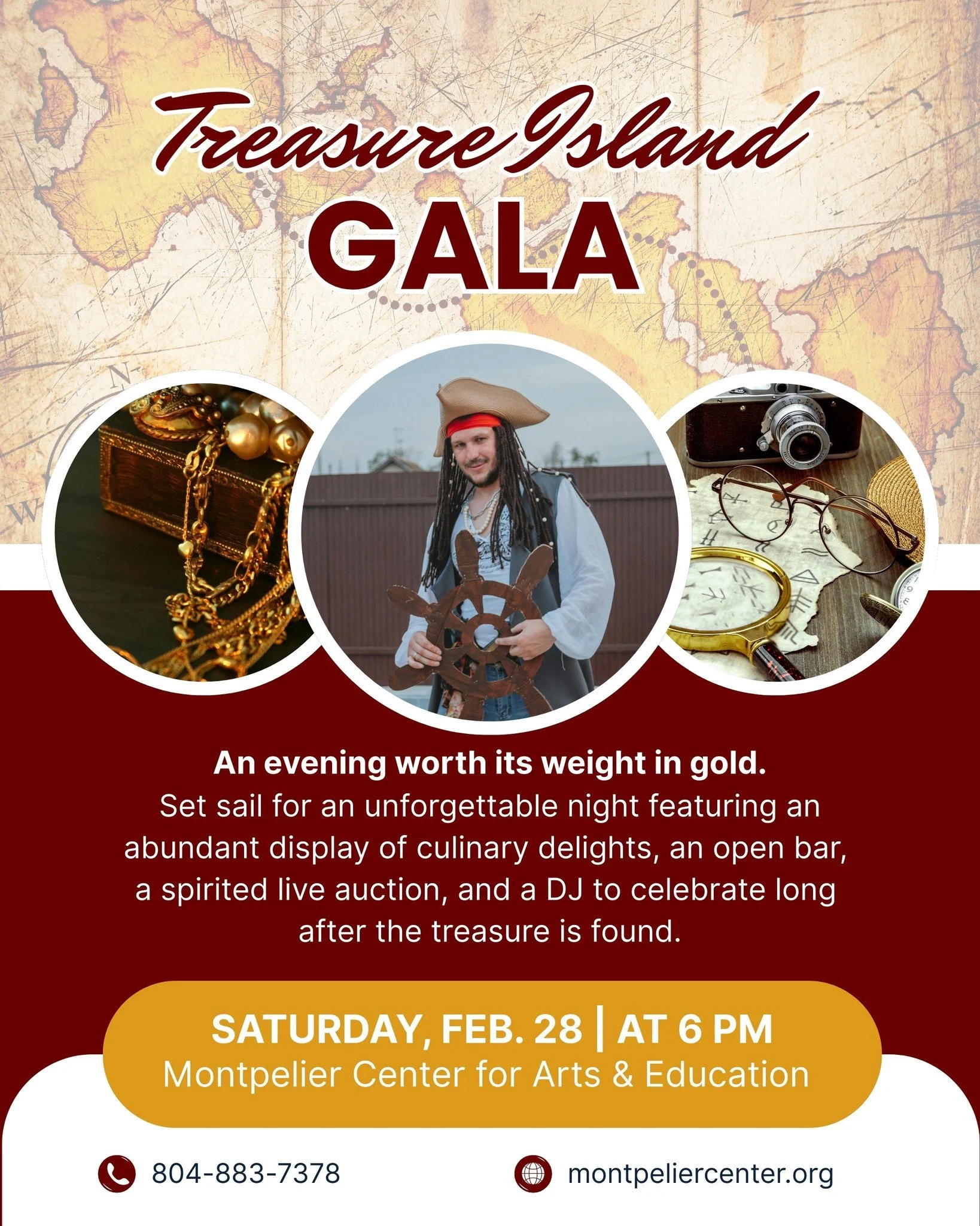 Programs don&rsquo;t continue by accident.

Classes, workshops, concerts, and community gatherings at the Montpelier Center happen because people choose to support them. The Treasure Island Gala is one of the most important ways we ensure those progr