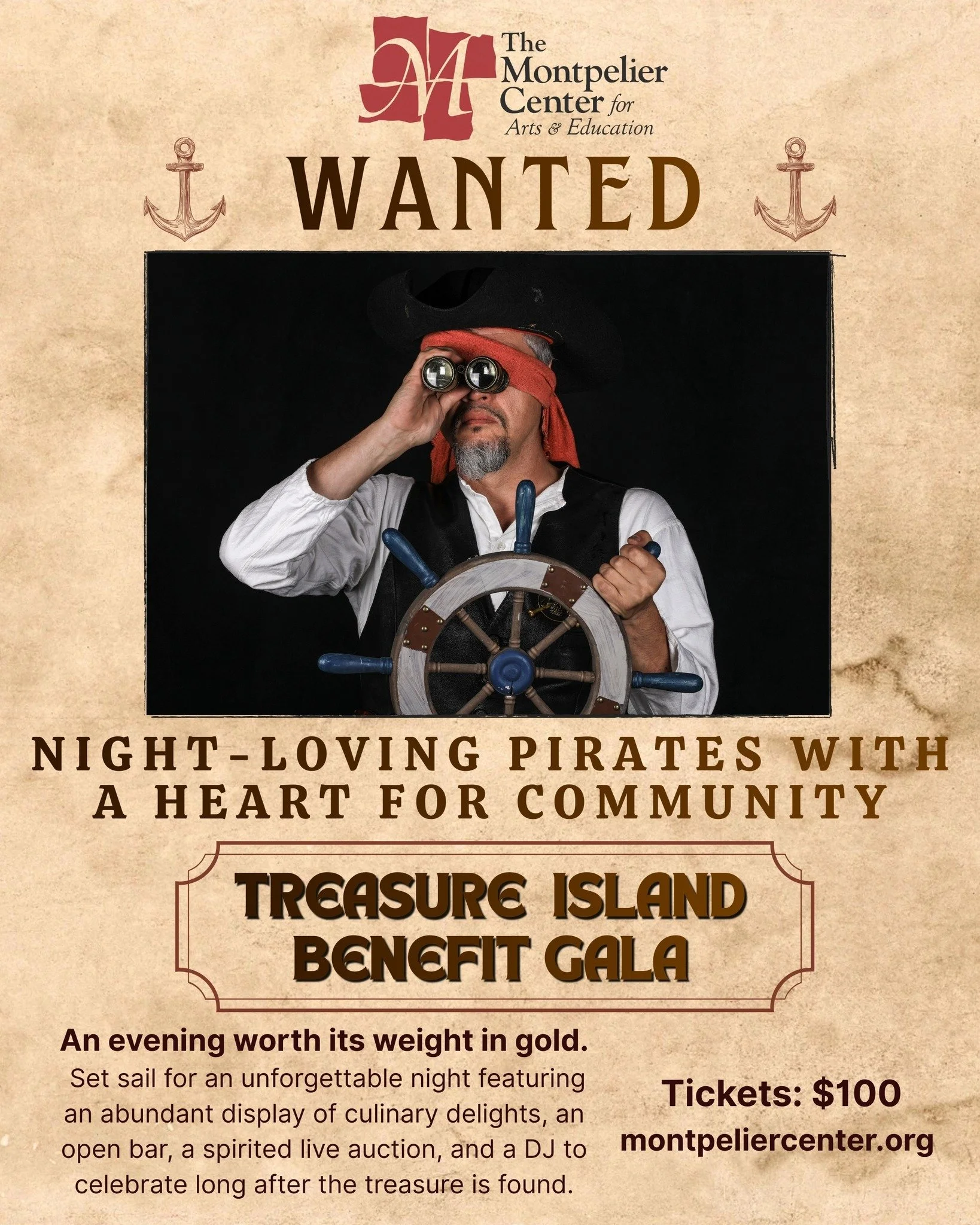 The guest list is growing &mdash; are you on it yet?

🎉 The Treasure Island Gala is almost here, and tickets are moving.

🎟️ $100 per person
💛 Big impact. Big night.

👉 Join us before it&rsquo;s too late. Saturday, Feb. 26 at 6 p.m.
montpeliercen