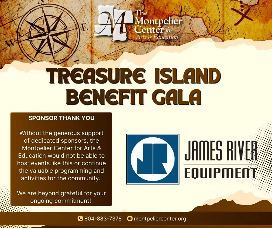 Thank you to our sponsors for making a real difference at The Montpelier Center. Your support helps us preserve this historic space and keep it active with classes, workshops, and community gatherings.