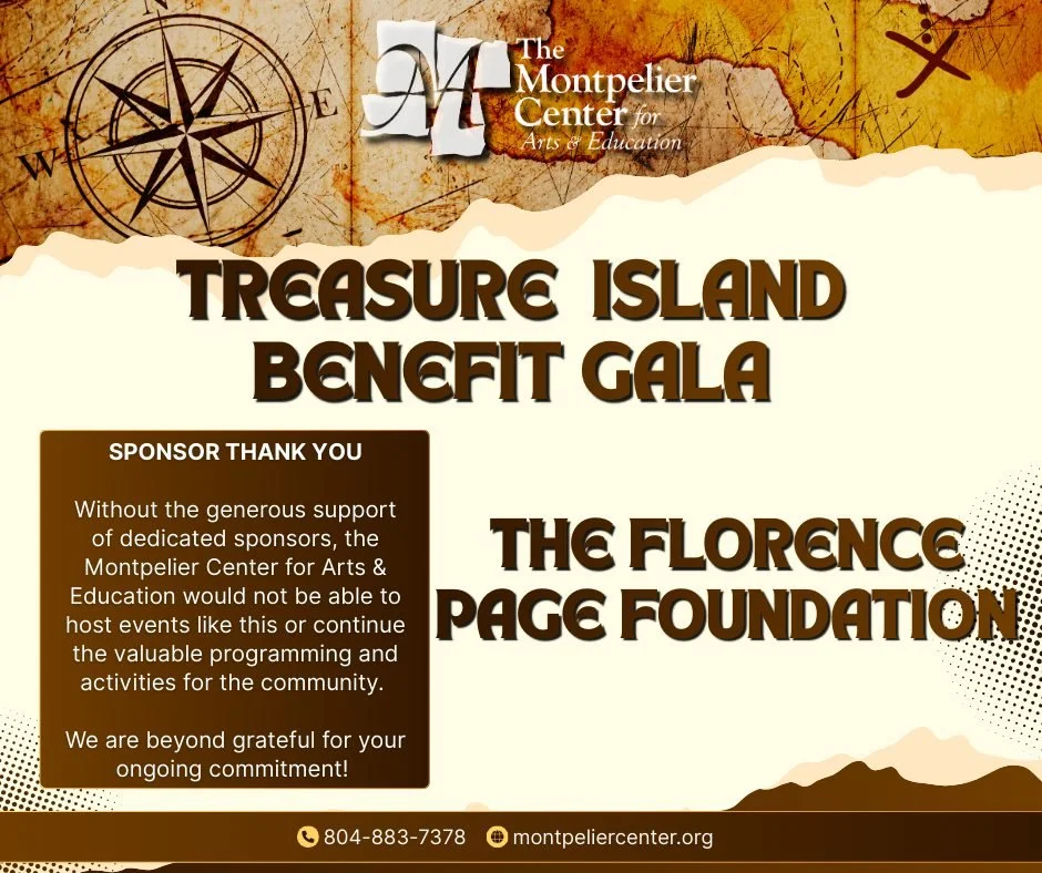 Sponsor support is community support. Thank you to the businesses and partners sponsoring the Treasure Island Benefit Gala and helping the Montpelier Center expand access to arts and education for all ages. We&rsquo;re grateful for your commitment.