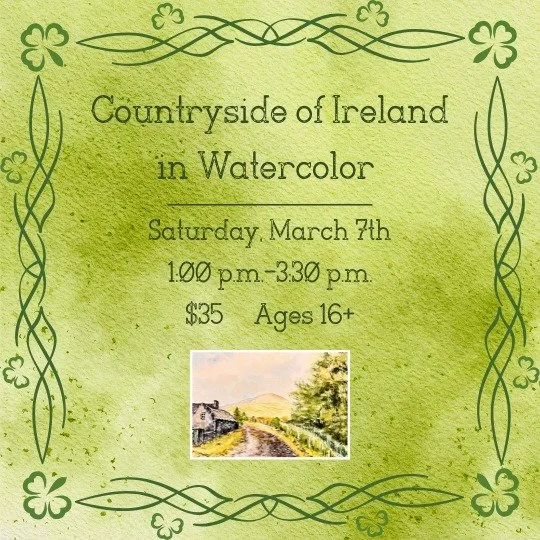 Do watercolor landscapes intimidate you? Join local artist, Joyfully Rendered - Memorable Fine Art by Donna Whitman  in this cozy afternoon workshop. With all supplies provided to you, gain simple art steps &amp; techniques that will aid you in creat