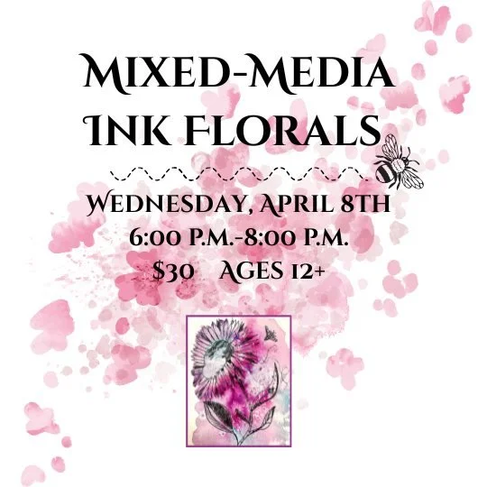 Discover new tools and learn different methods of hatching while adding unique textures in this fun-filled, exploratory watercolor art class, led by local artist, Joyfully Rendered - Memorable Fine Art by Donna Whitman. All supplied will be provided 