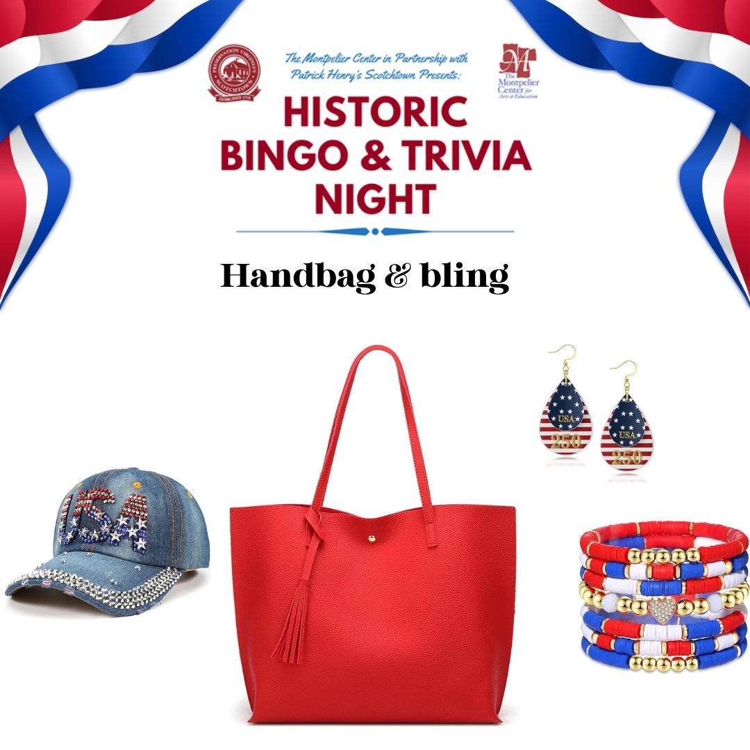 There&rsquo;s more than bragging rights on the line at Historic Bingo &amp; Trivia Night! Join us tomorrow at The Montpelier Center for a chance to win fun prizes including a handbag and bling basket, BBQ basket, and more during an evening of Bingo, 