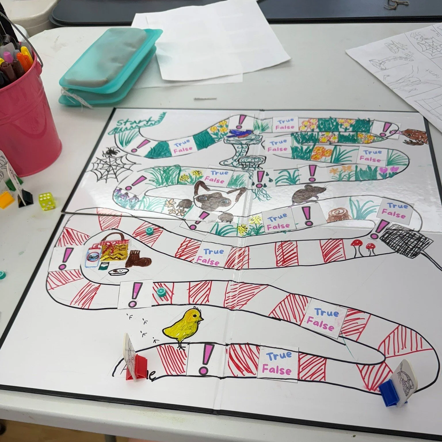 Our Board Game Creation Class was filled with creativity, collaboration, and plenty of great ideas!

Participants spent the session brainstorming ideas, designing game boards, creating rules, and bringing their original game concepts to life. From im