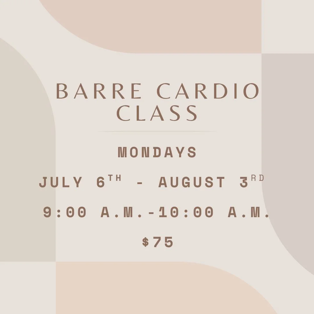 Looking for a workout that's energizing, low-impact, and fun? Join us for Barre Cardio!

This full-body class combines ballet-inspired movements, strength training, balance, and light cardio to help you build strength and improve mobility&mdash;all i