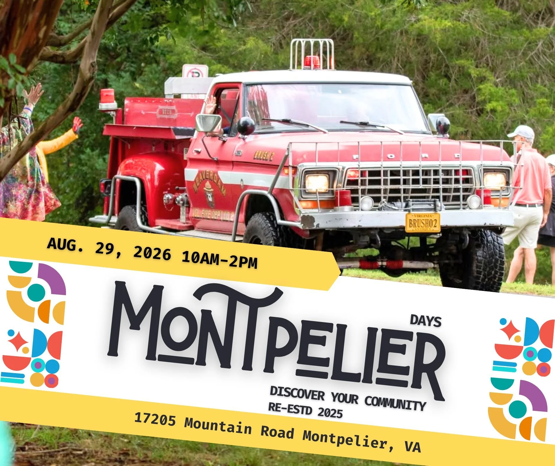 We&rsquo;re so excited to bring back this small-town tradition on Saturday, Aug. 29. This year&rsquo;s Montpelier Days is going to be epic &mdash; so expect vintage fun, music, and memories!

✅ Let us know you&rsquo;re coming
📣 Invite your friends
?