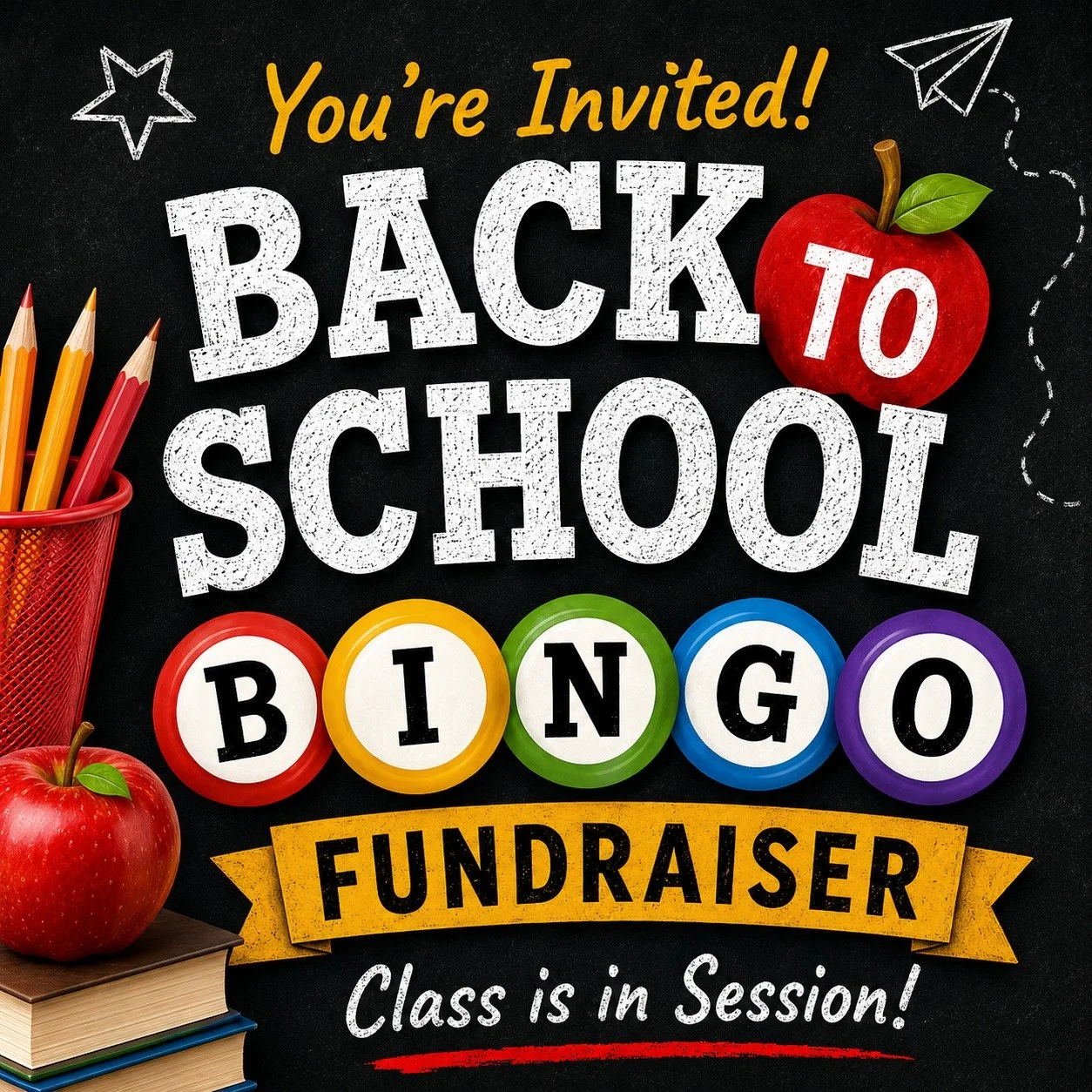 Get ready to go back to school - BINGO style! ✏️🍎

Join us this Friday for Back-to-School Bingo at the Montpelier Center for Arts &amp; Education!

🎱 Bingo
🏆 More than $1,600 in prizes
💵 $500 cash jackpot
🎟️ Raffles
🍖 BBQ dinner available for p