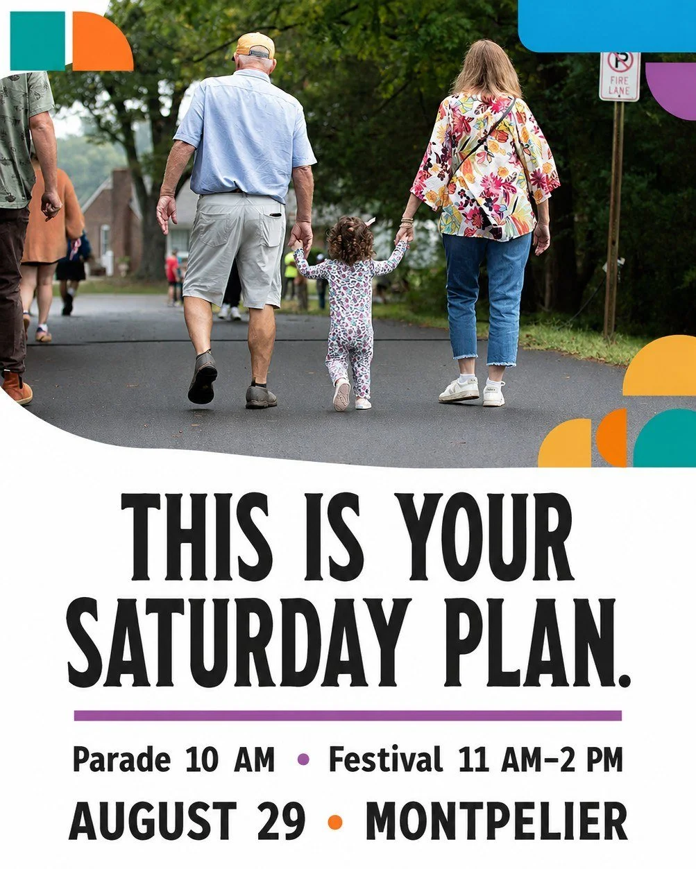 Two weeks from today, this road will be filled with neighbors, families and friends heading to Montpelier Days. ❤️ Parade starts at 10 a.m. Festival from 11 a.m.&ndash;2 p.m. What are you most excited for?