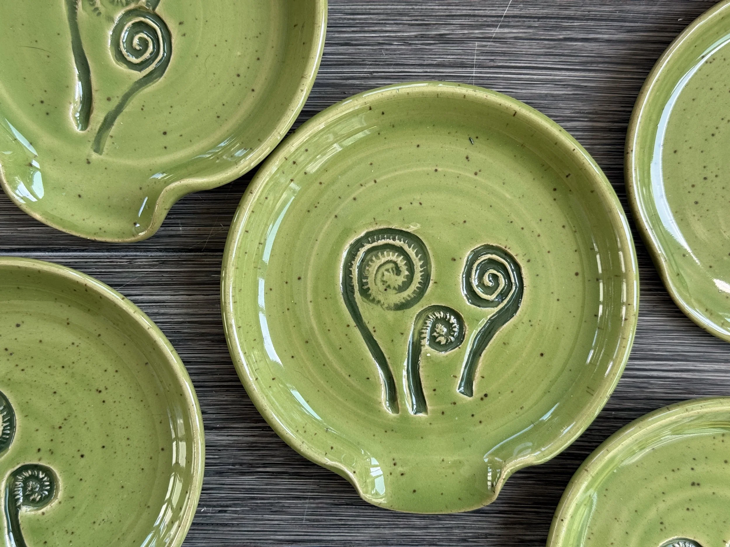 Fiddlehead spoon rests
$25