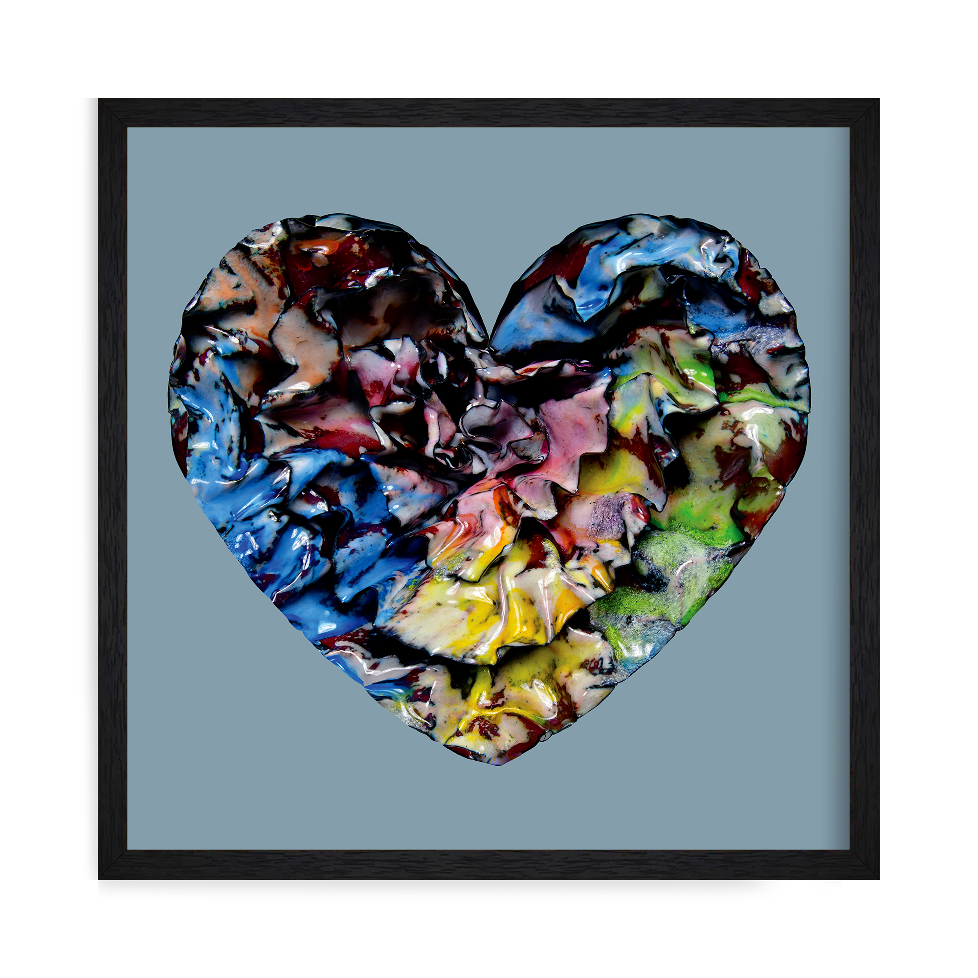 Inclusive Pride Flag Heart Art Print | Pride Collection