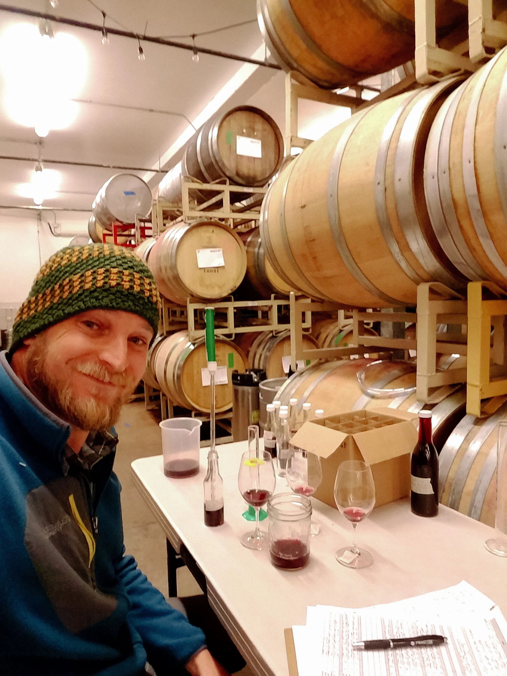 I like to make my wines barrel by barrel.