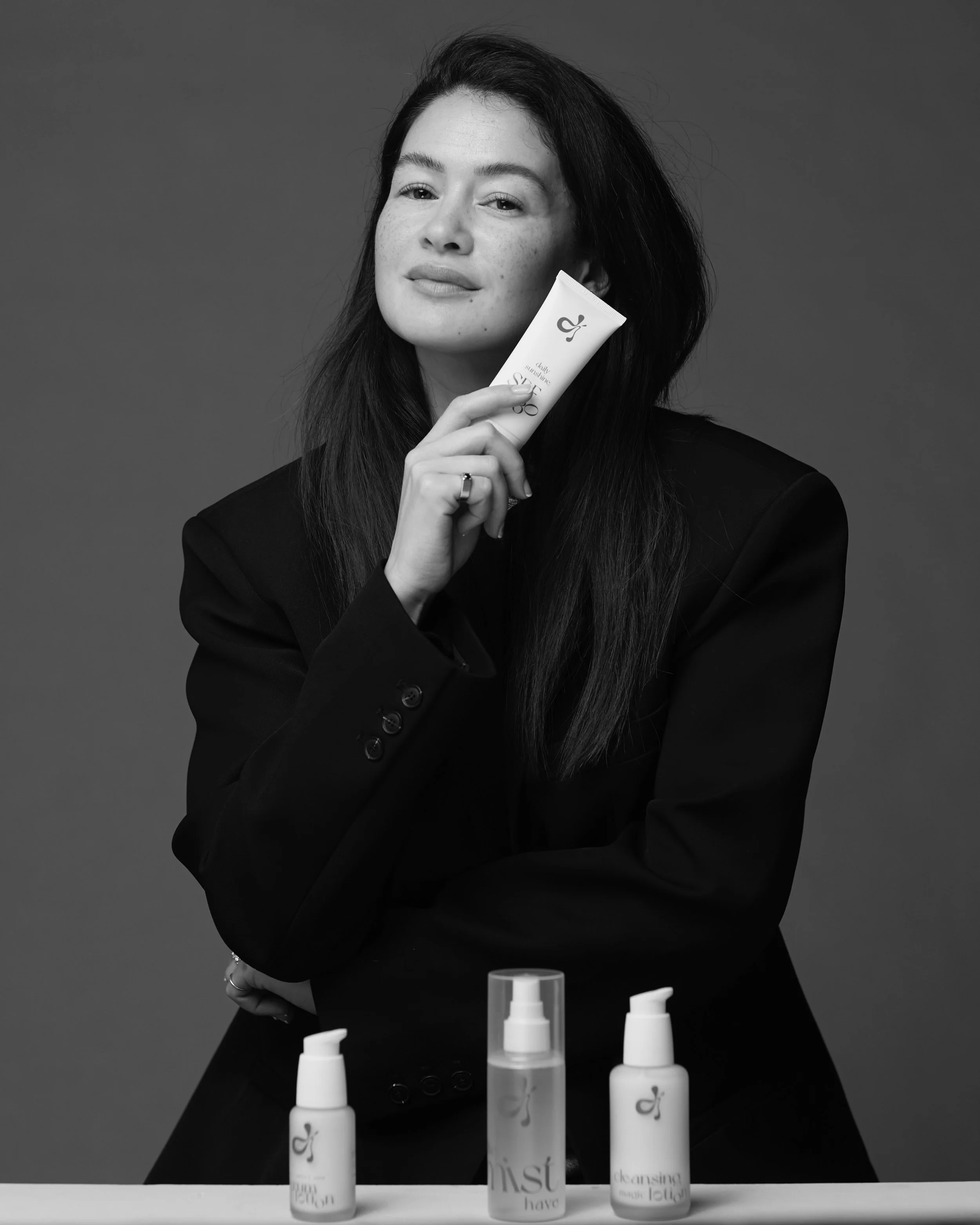 Photo of Desirée Jade Hamilton, founder of djh.skincare