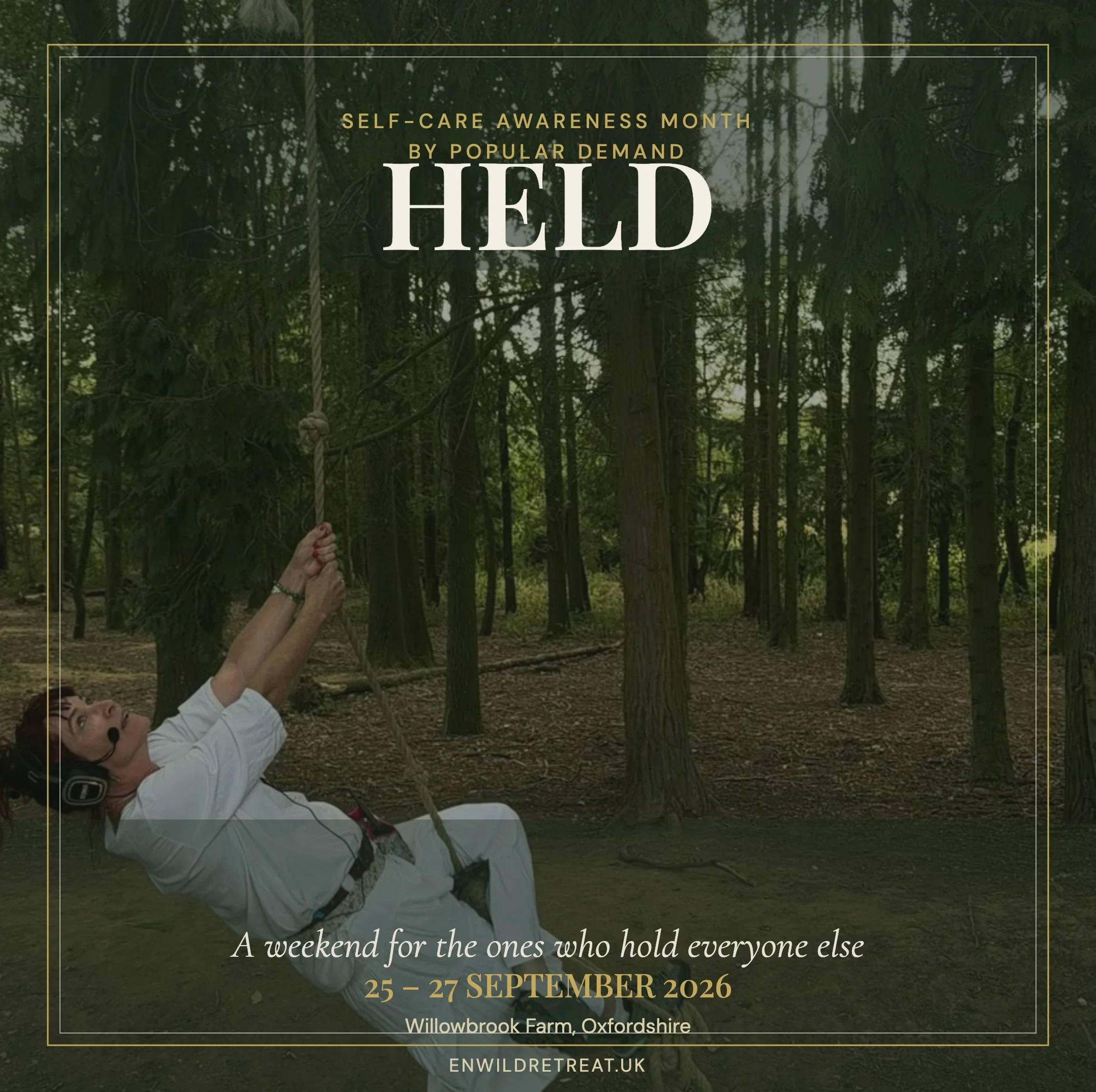 3-day Enwild Self-Care Held Retreat