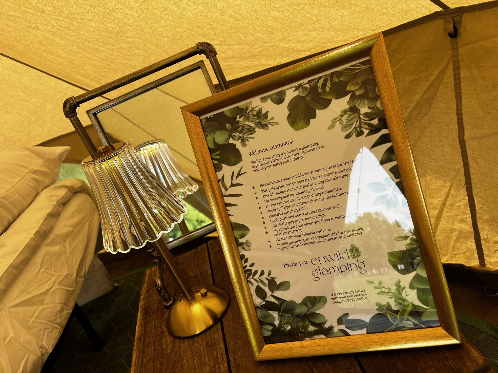 enwild glamping bedside table.webp