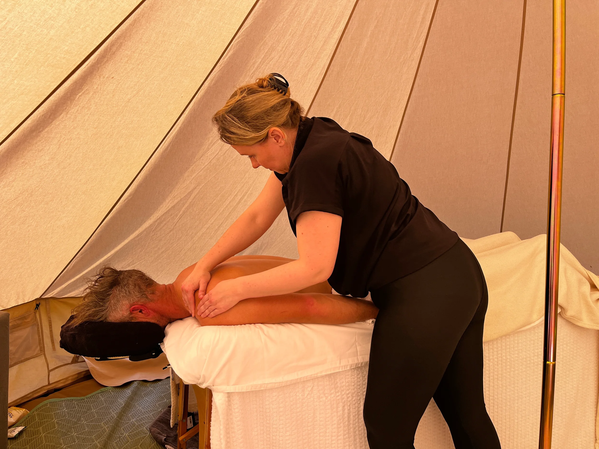 enwild retreat massage in a bell tent.webp