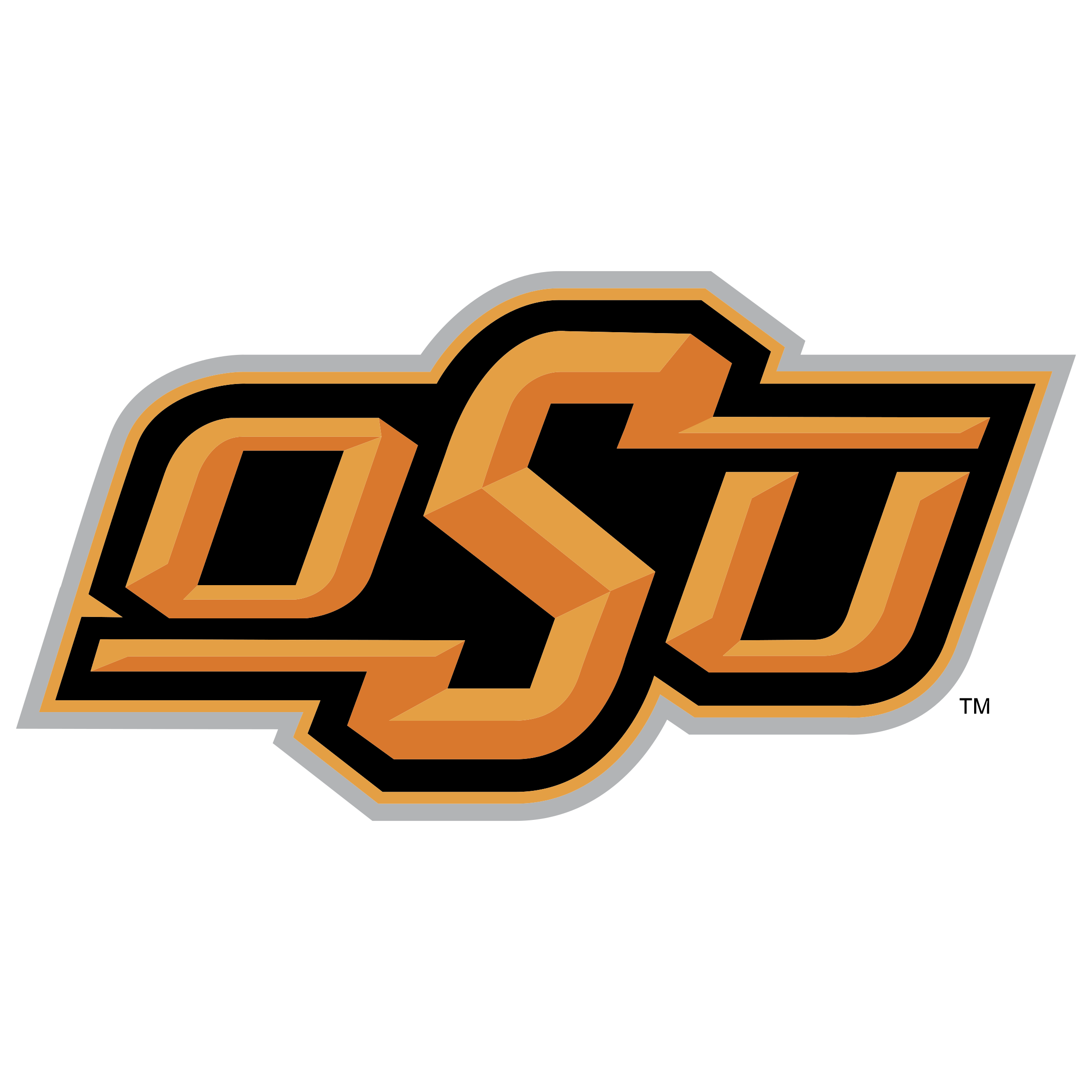 The Oklahoma State University (OSU) logo with stylized orange and black lettering.