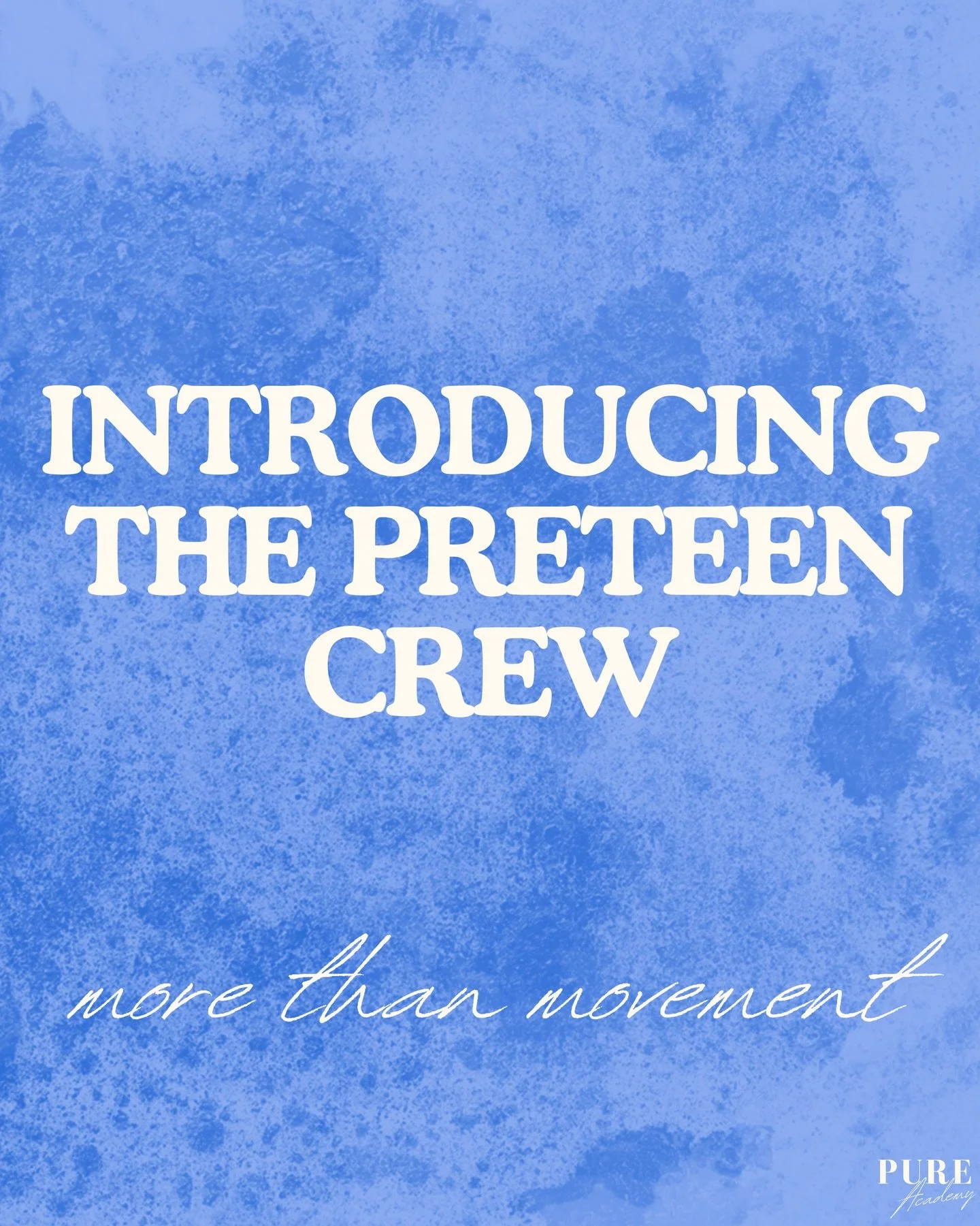 Introducing the PURE Academy, Season 18, Preteen Crew Dancers! 🪩🎉
PURE Academy; More than movement.