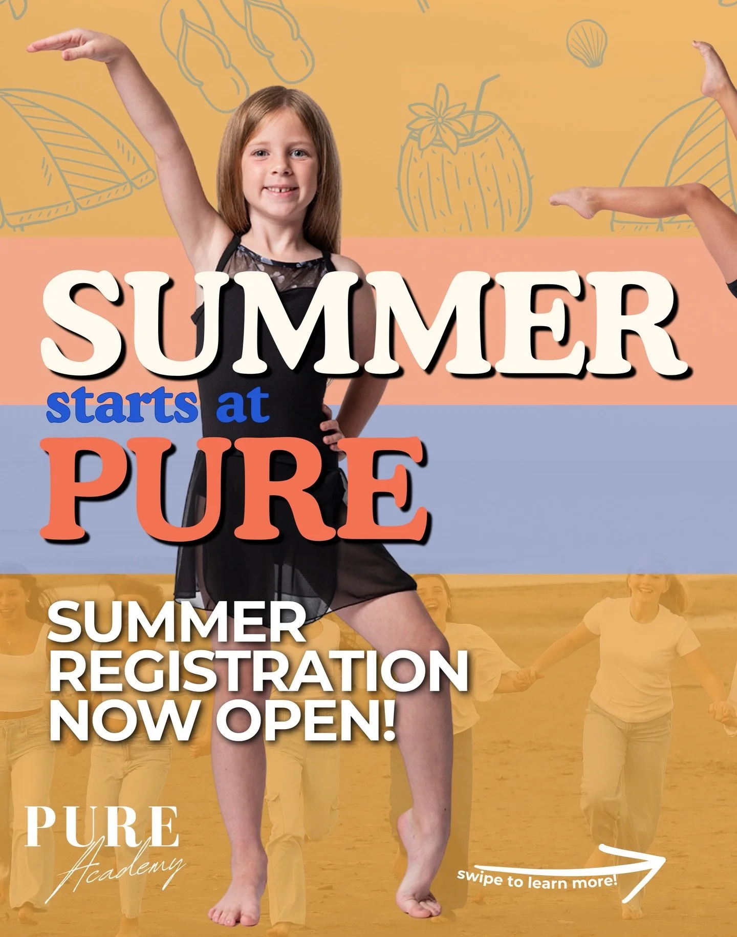 SUMMER STARTS AT PURE! ❤️&zwj;🔥⛱️

4-week classes. Summer camps. Elite training. Private lessons. Master classes with guest teachers.

No matter your level &mdash; we&rsquo;re going FULL OUT all summer long! 💥

Train hard. Grow more. Make this your