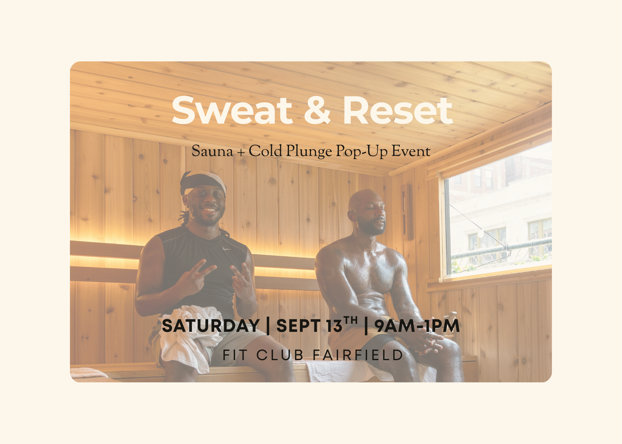Sweat & Reset @ Fit Club Fairfield