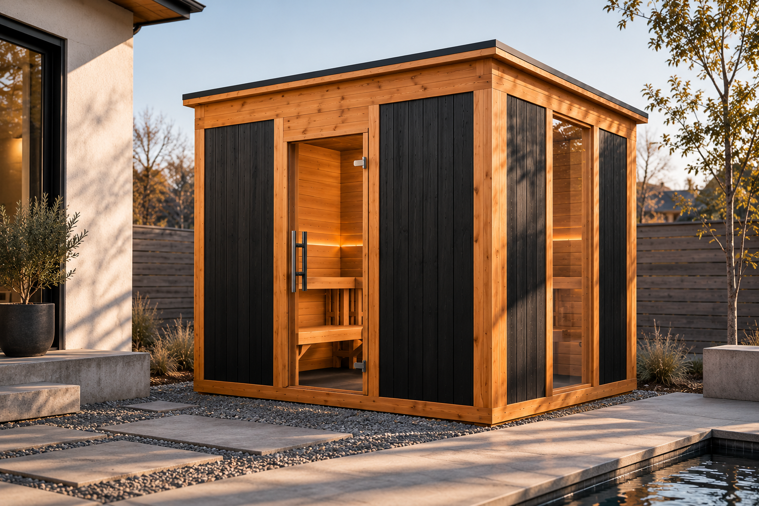 backyard sauna in connecticut