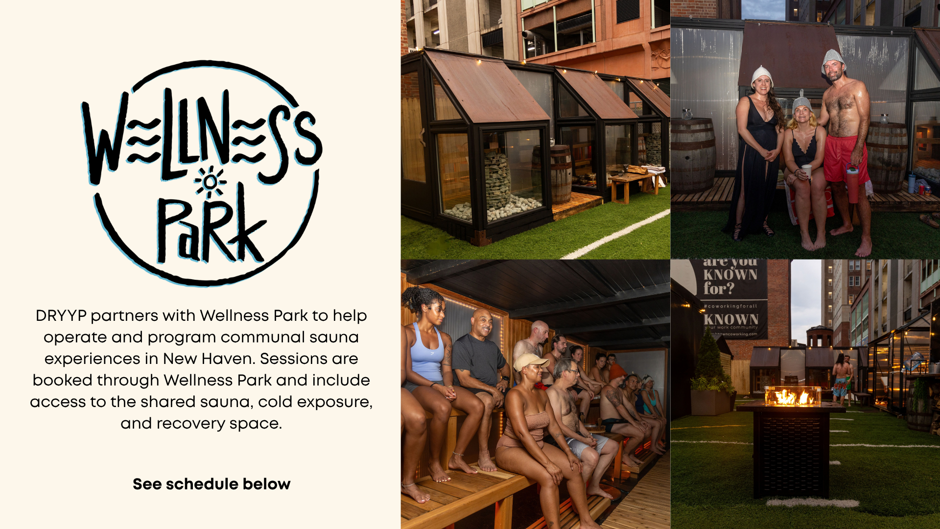 communal sauna in New Haven