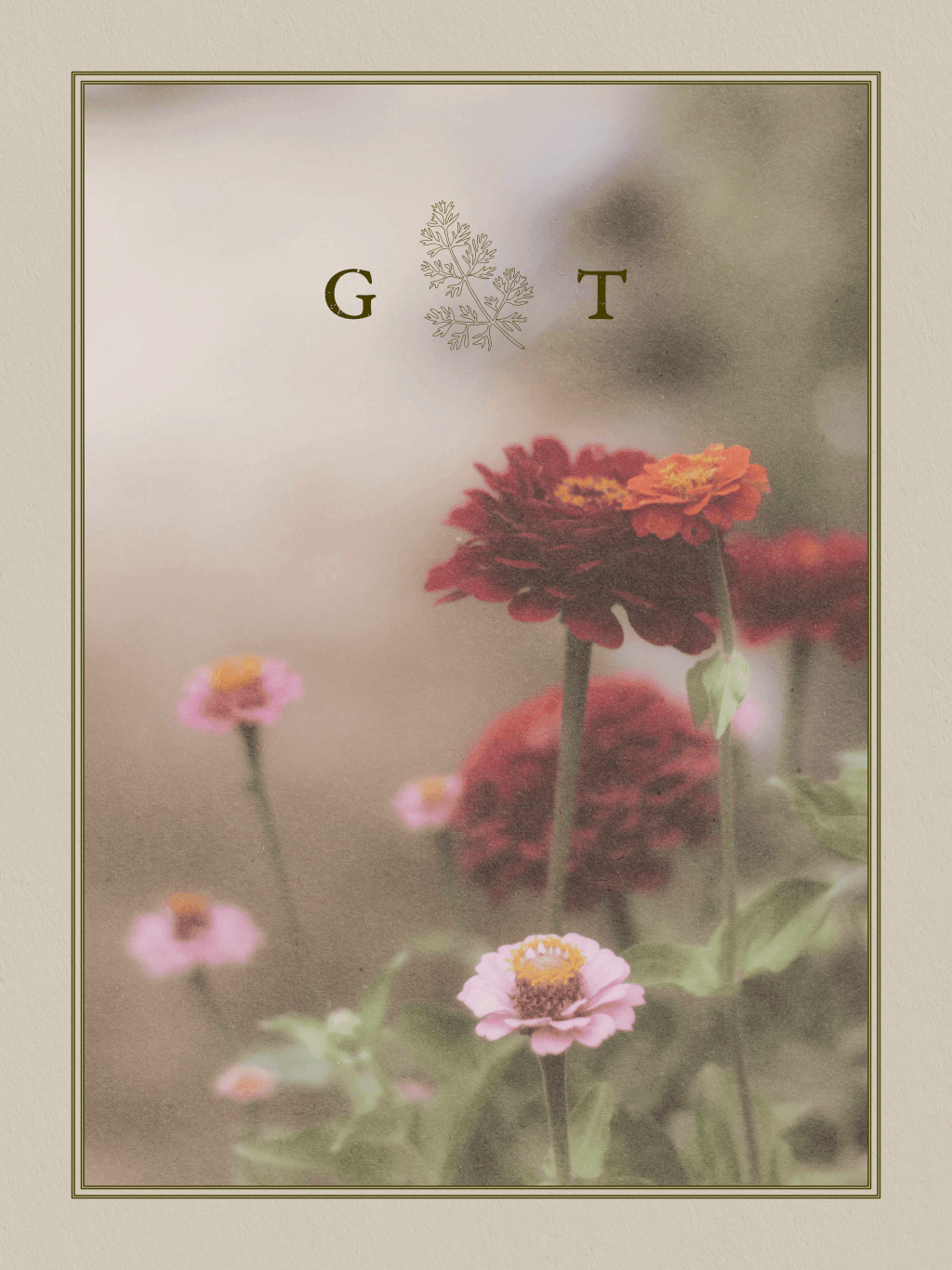 brand identity secondary logo for organic flower grower