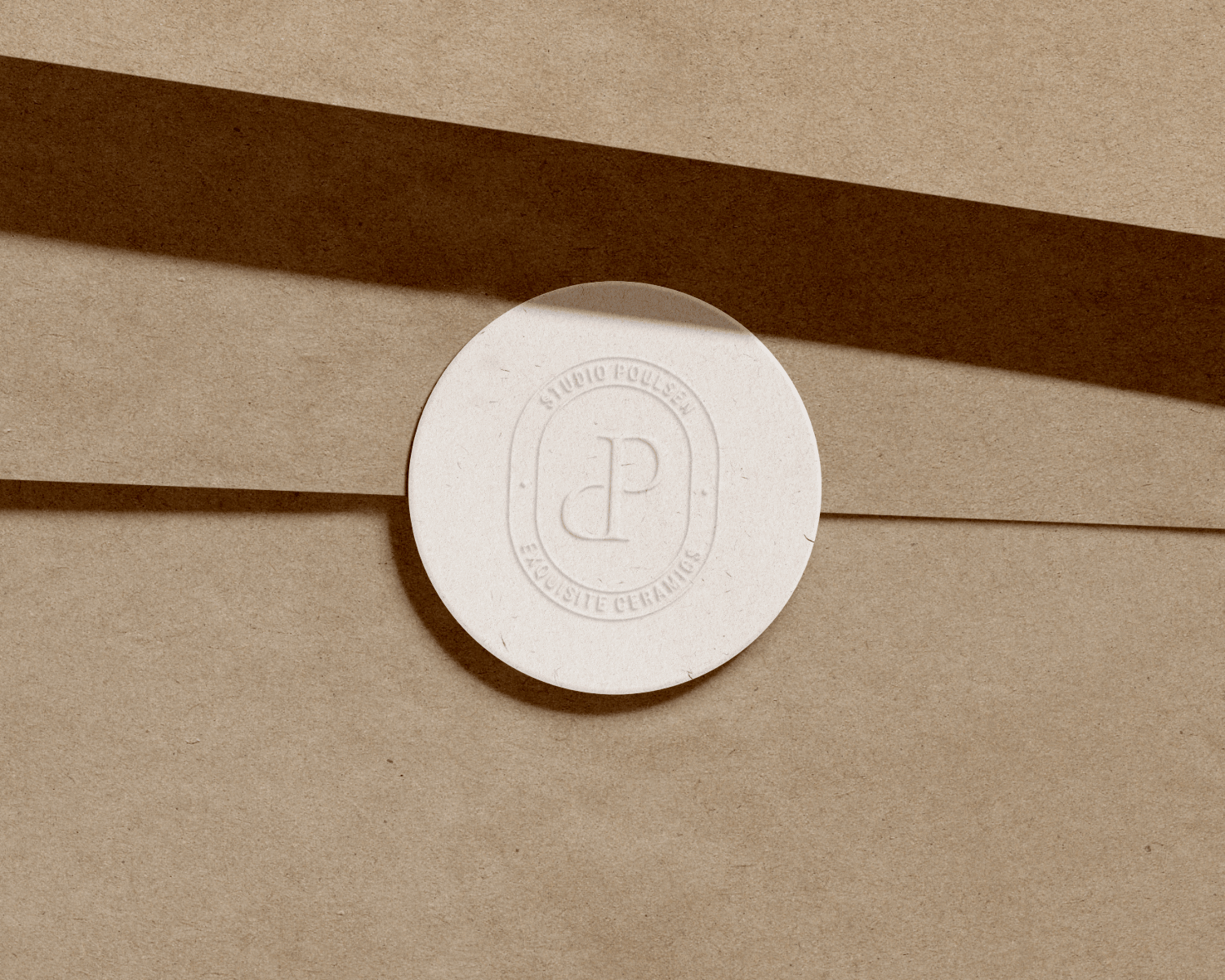Brand Identity Sticker design for an artisan ceramist, Josefine Poulsen, by The Brand Flourist