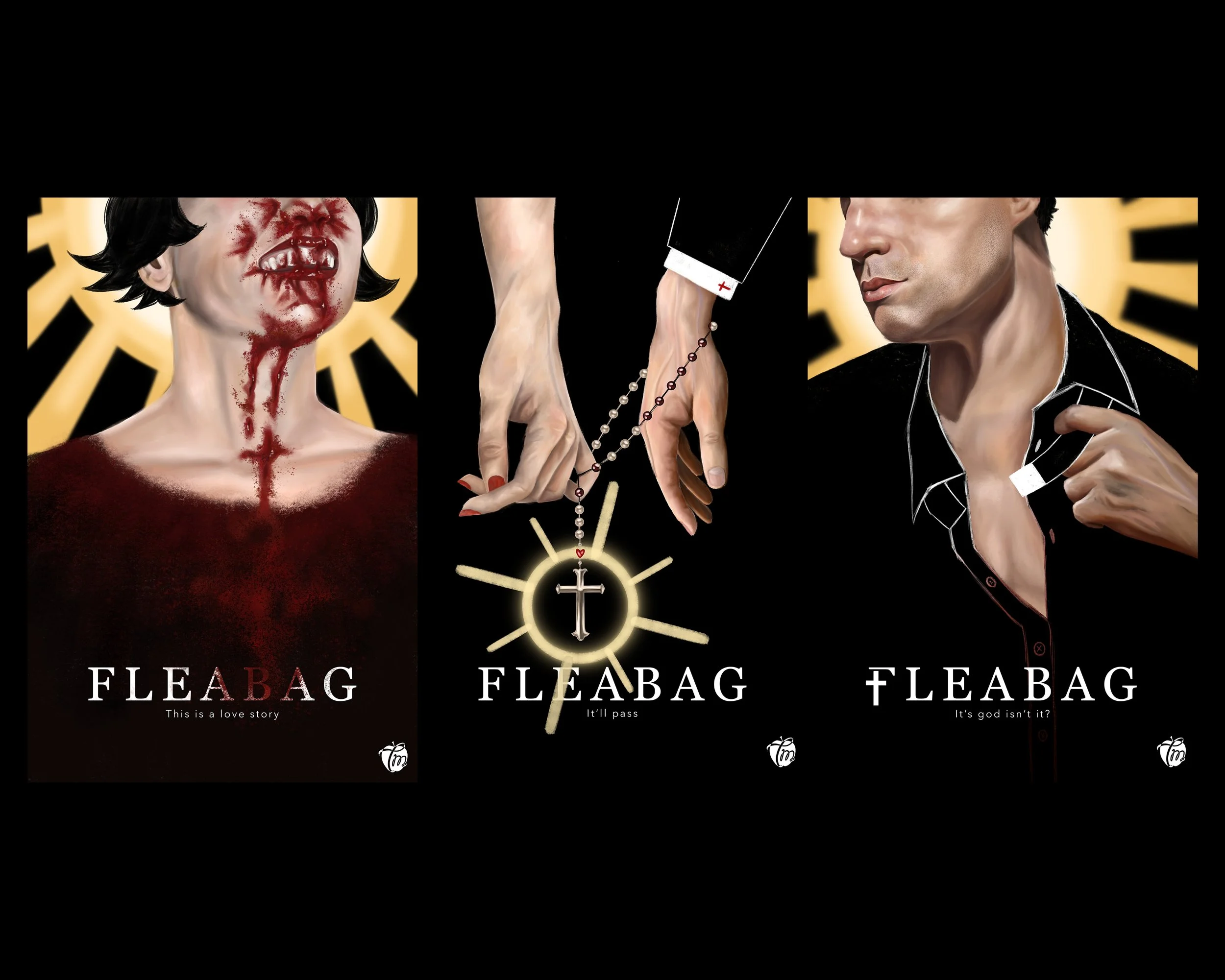 Fleabag triptych (2023)