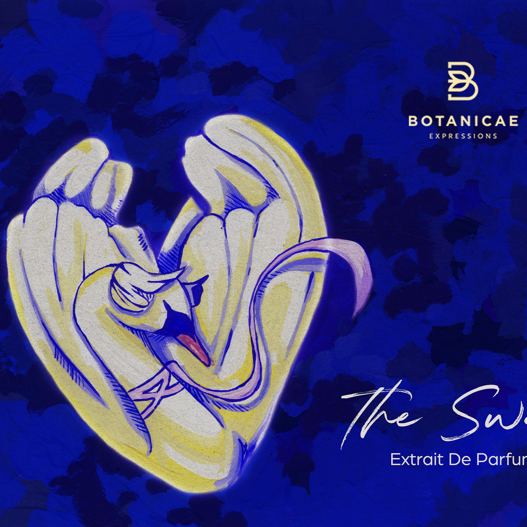 The Swan perfume packaging