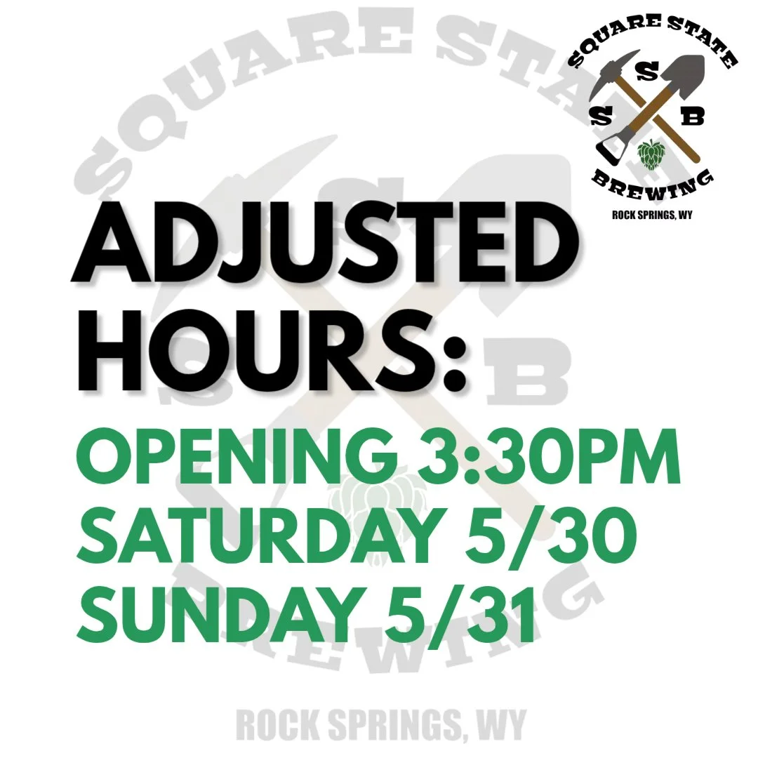 Please note we have adjusted hours this weekend. Cheers!🍻