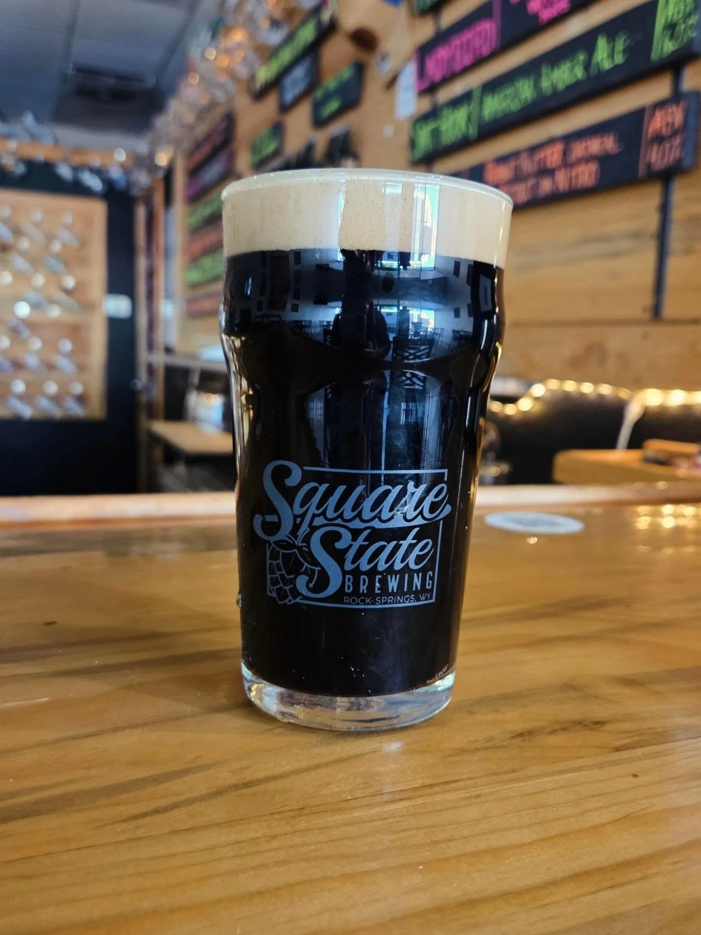 PB &amp; Oats, our peanut butter oatmeal stout. We pour this beauty on nitro giving it a velvety, dessert-like experience. NOW ON TAP!

#stout #fallvibes #fyp #squarestatebrewing #downtownrocksprings
