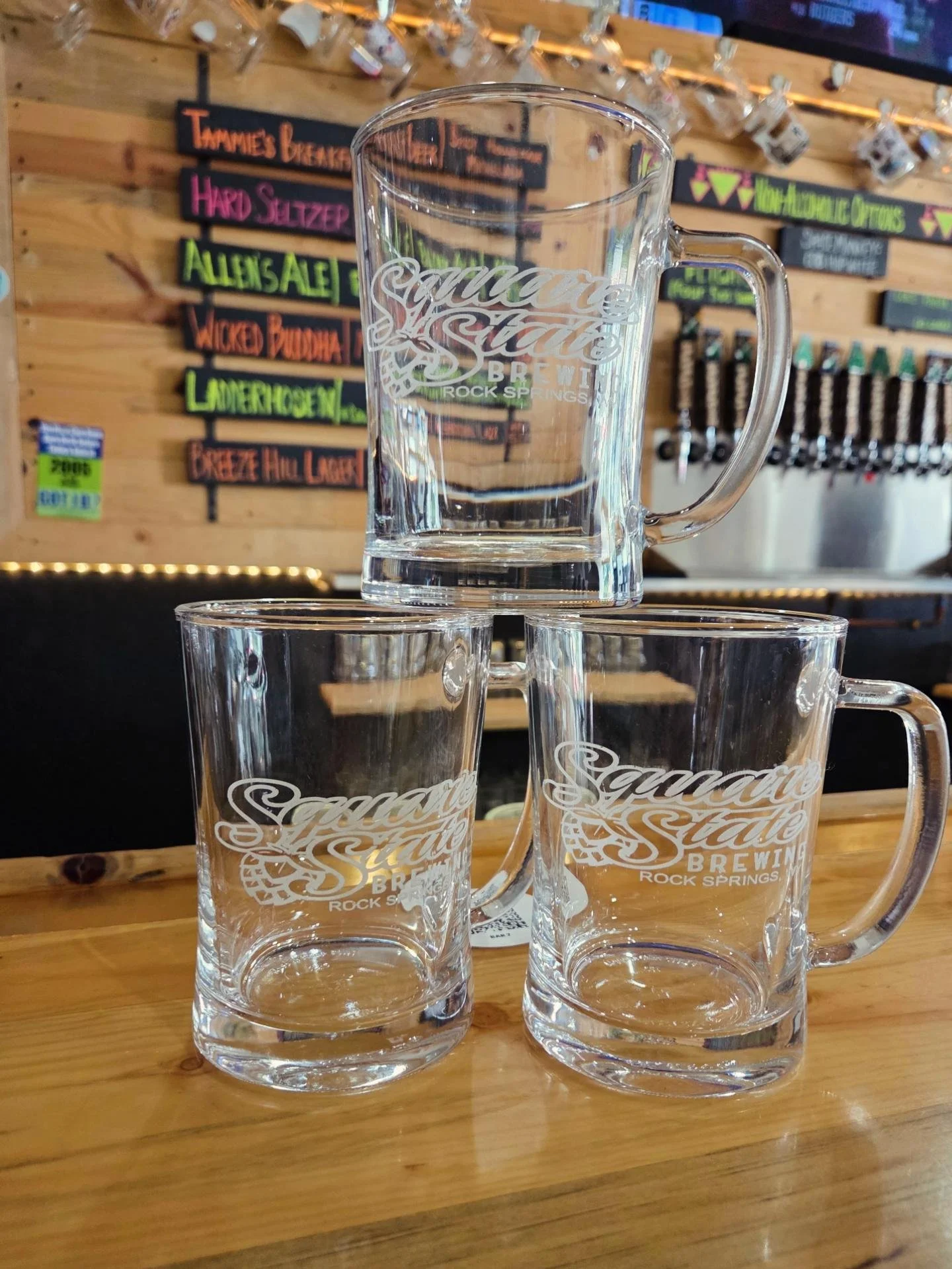 Shout out to @crazychicksembroidery for engraving our new mug club member mugs. They look great!

New Mug Club Members - your mugs are so excited to meet you!!! See you in the taproom 🍻

#mugclub #newarrivals #fyp #squarestatebrewing #downtownrocksp