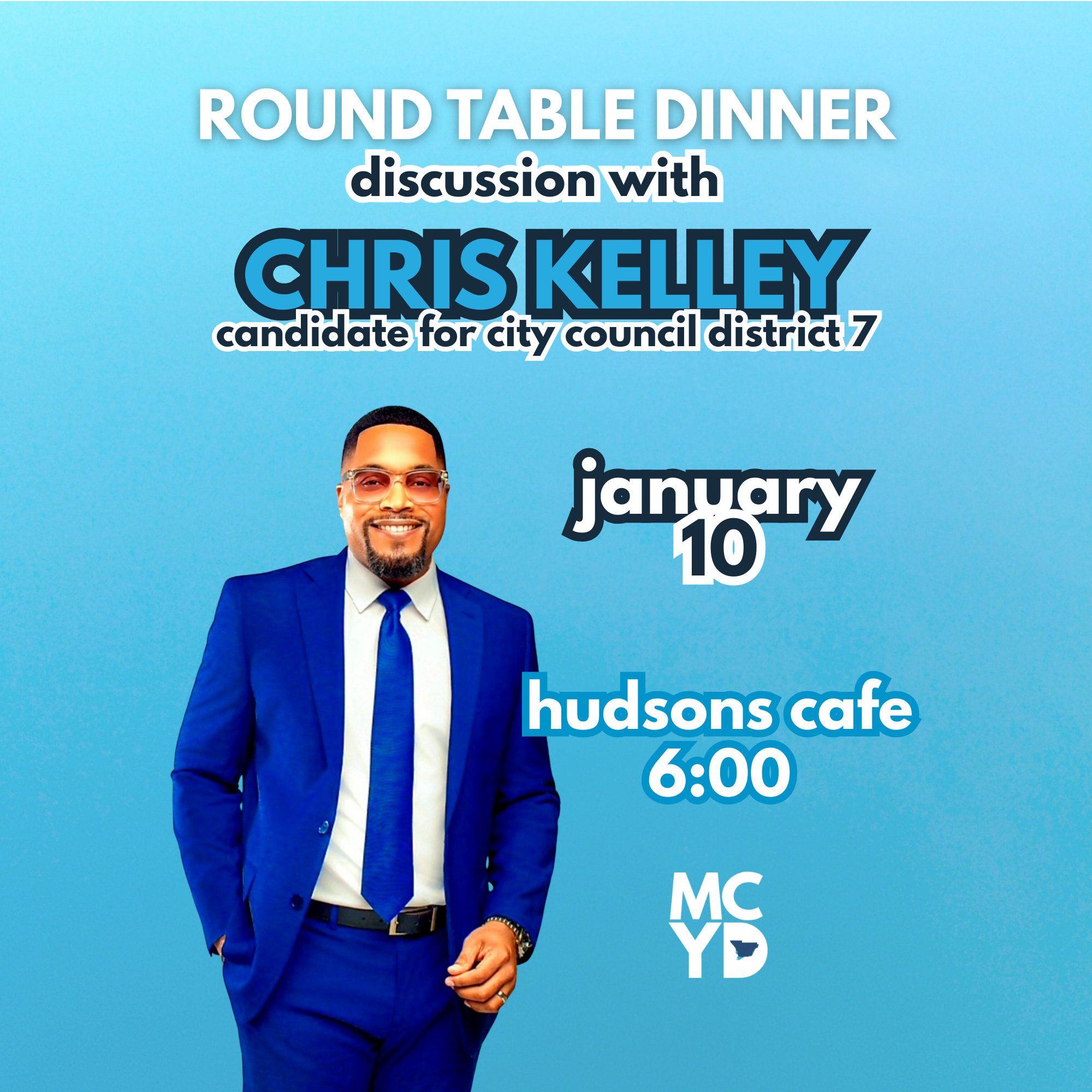 Dinner with Chris Kelley