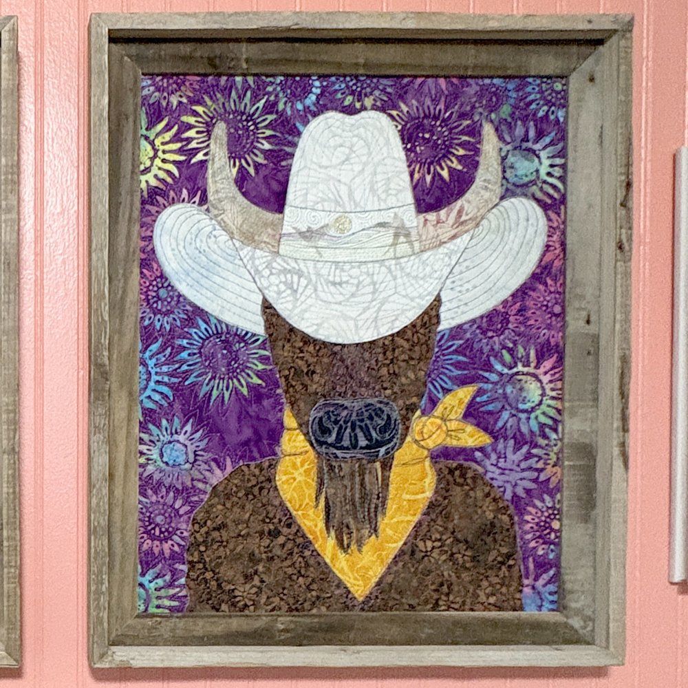 Bison Cowboy by Susan Baker Arts