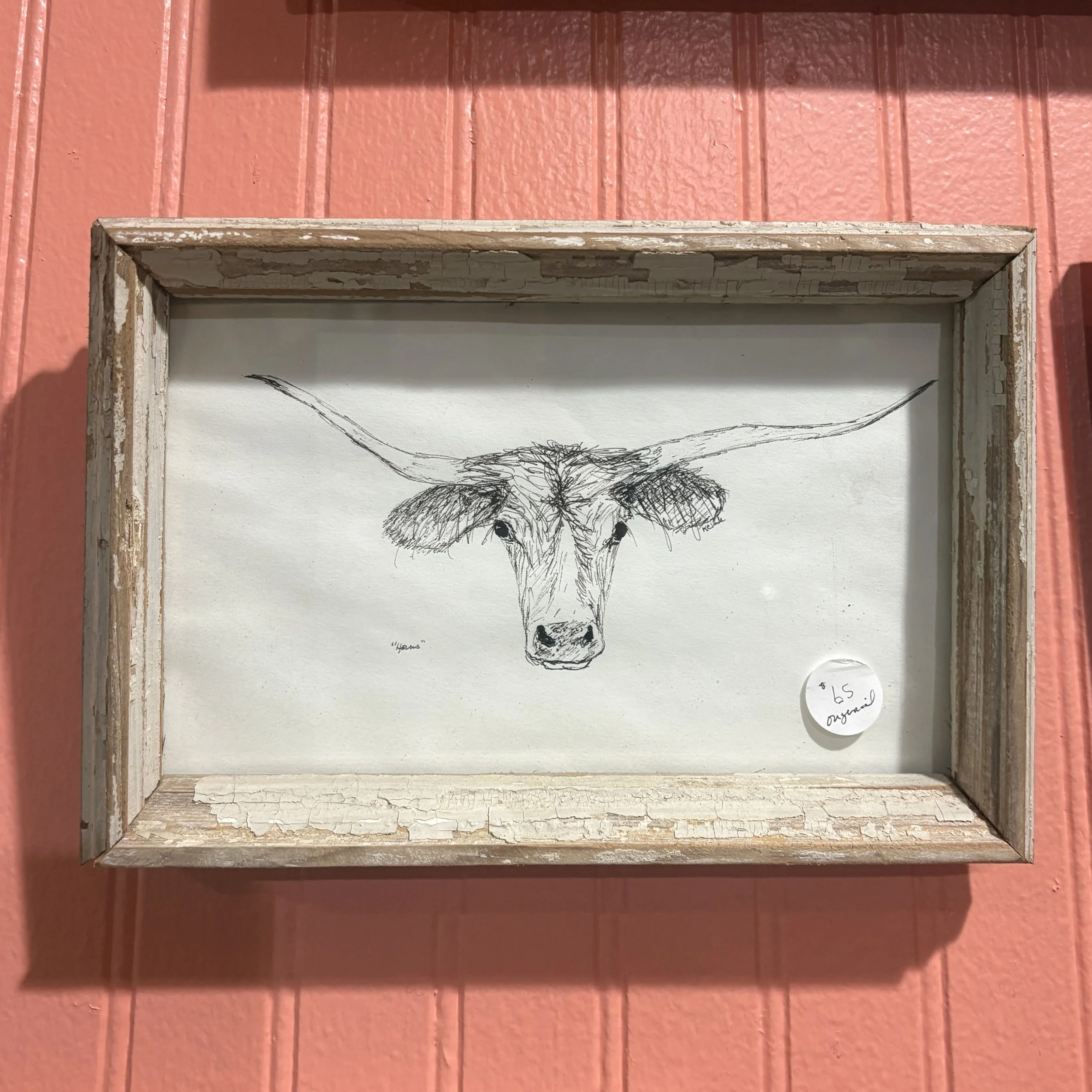 Longhorn sketch by Kim Clark