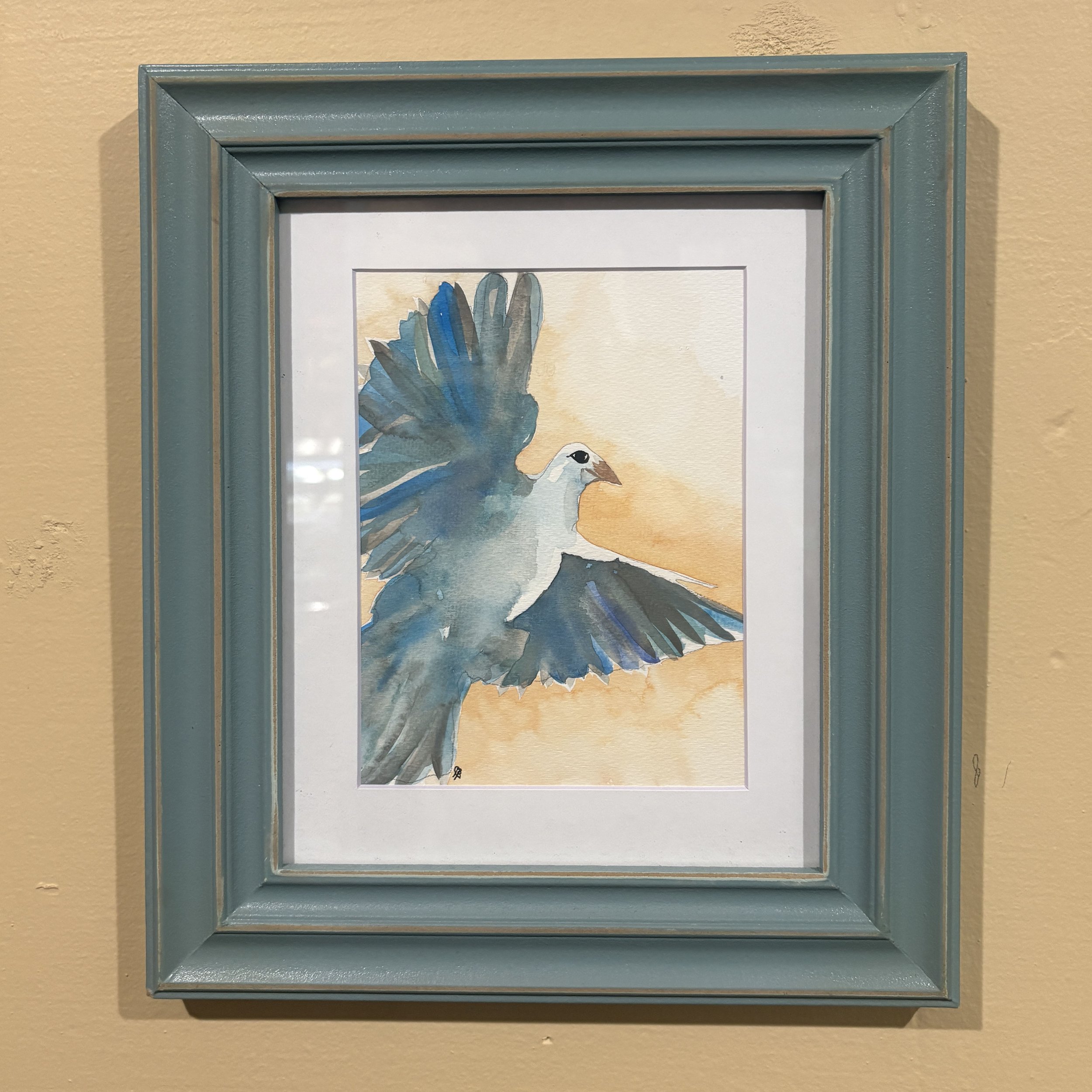 Dove in Flight by Theresa Barbara