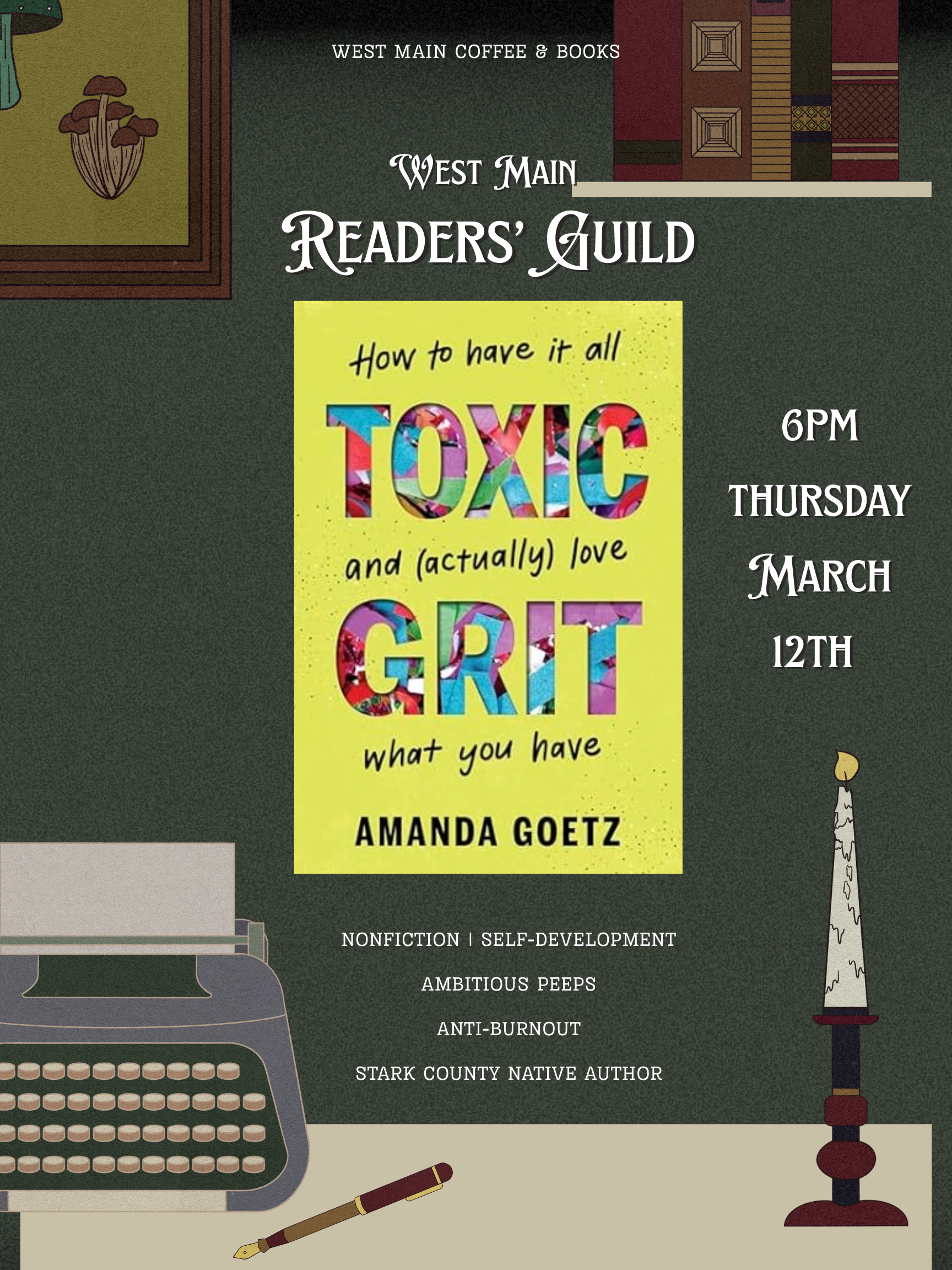 West Main Reader’s Guild: Toxic Grit by Amanda Goetz