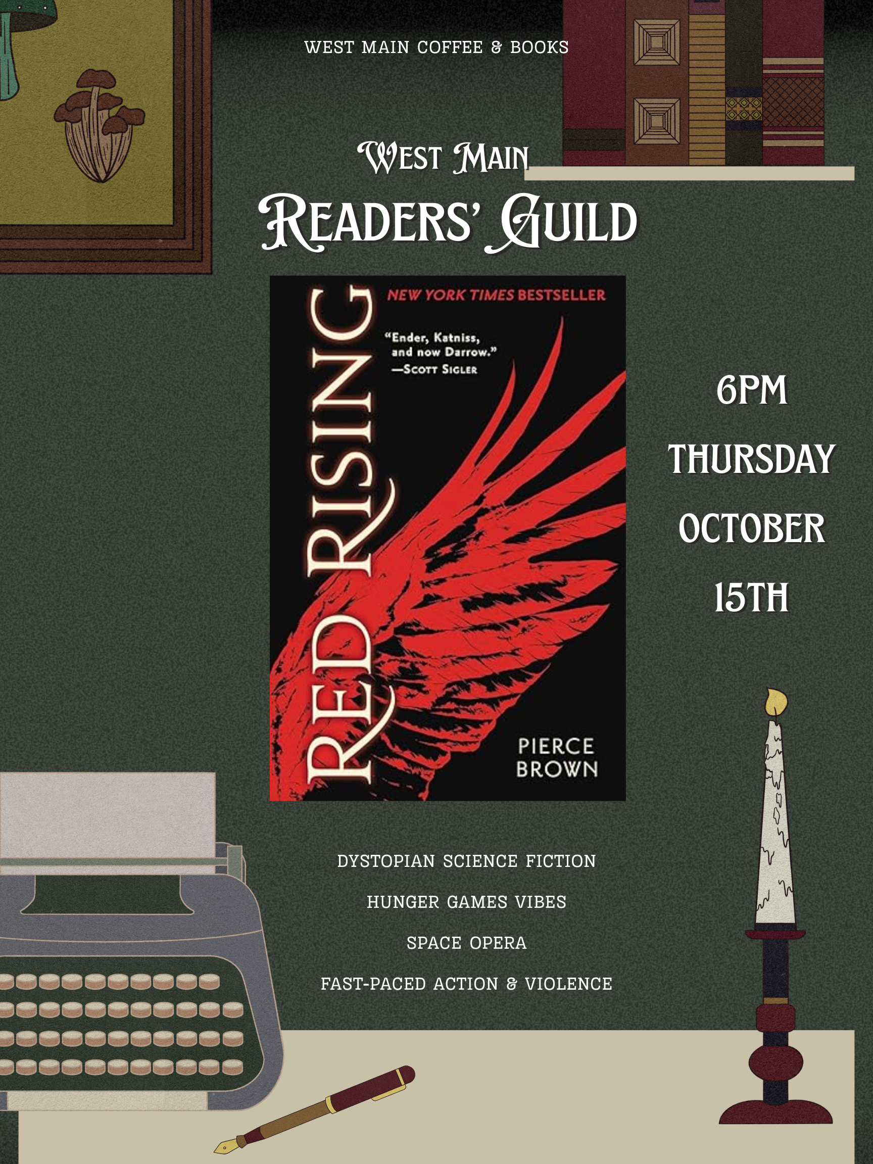 West Main Reader's Guild: Red Rising by Pierce Brown