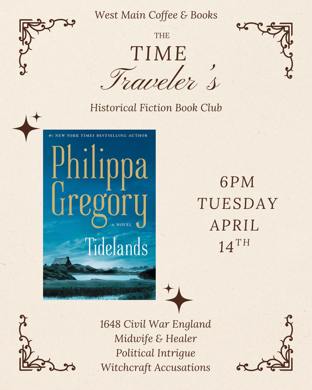 Historical Fiction Book Club: Tidelands by Philippa Gregory