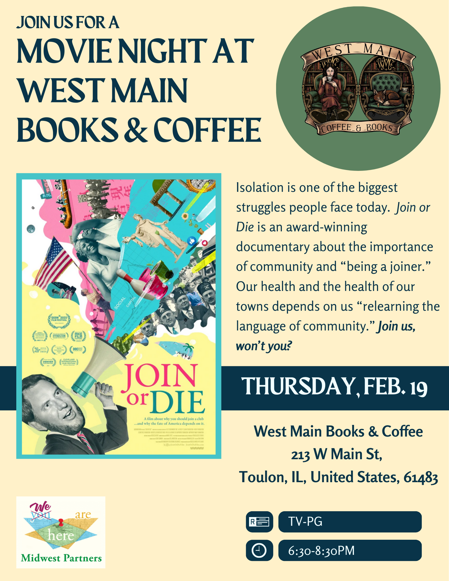 Join or Die Documentary Showing