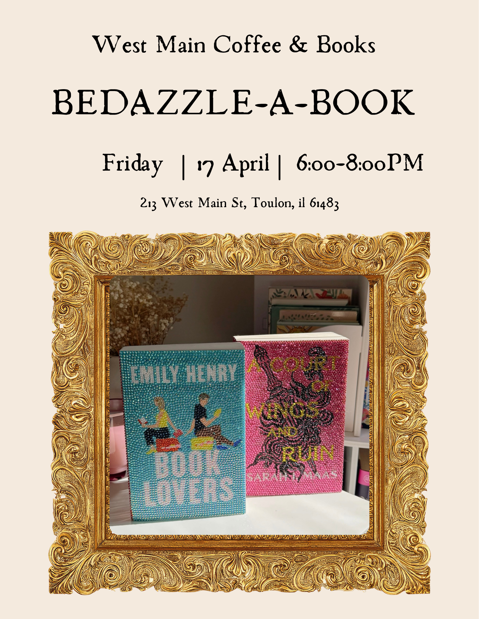 Bedazzle-a-Book Party
