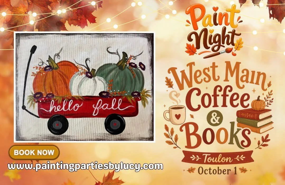 "Harvest Haul" Paint Night with Painting Parties by Lucy 