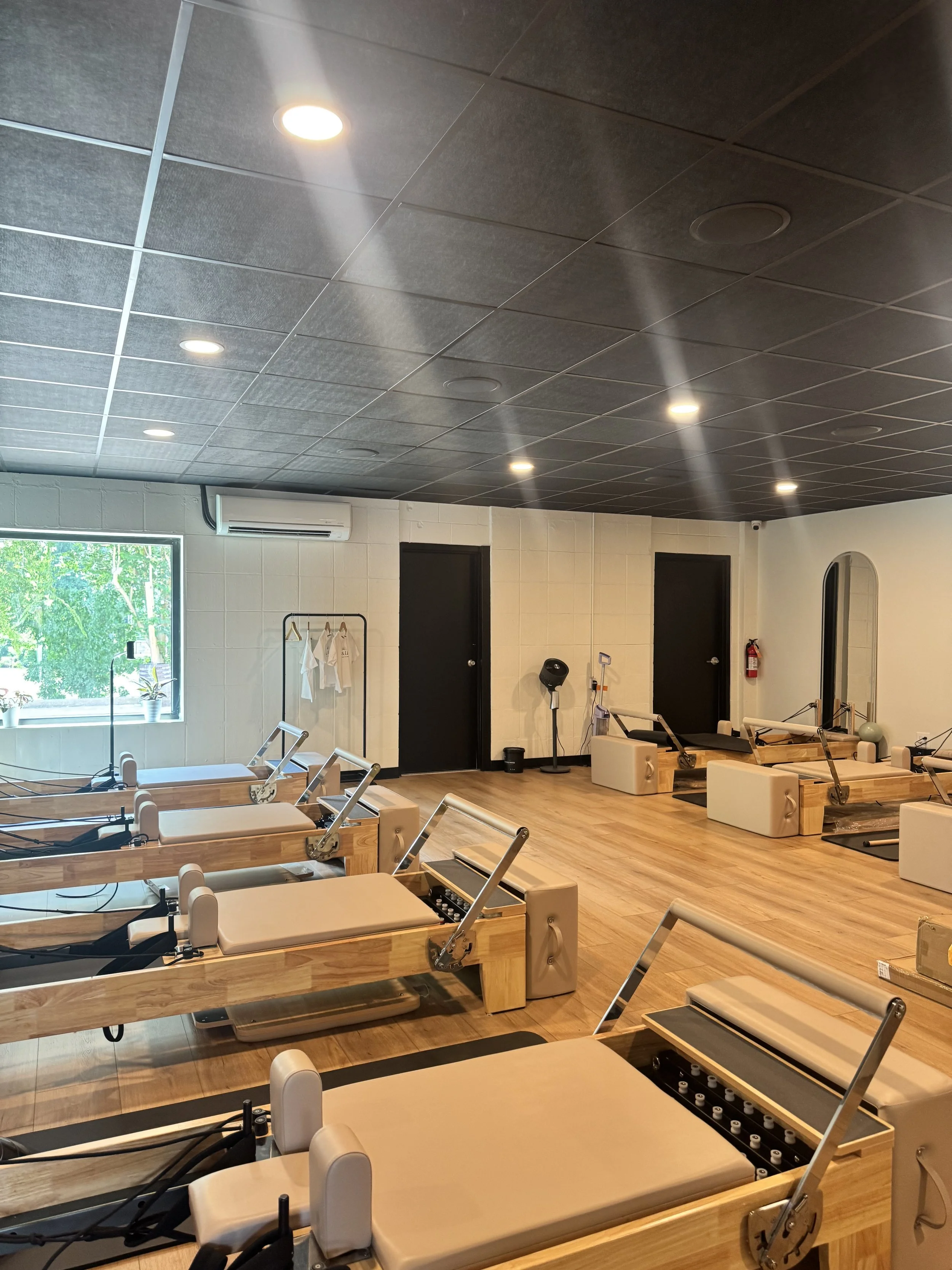 Pilates studio after remodel