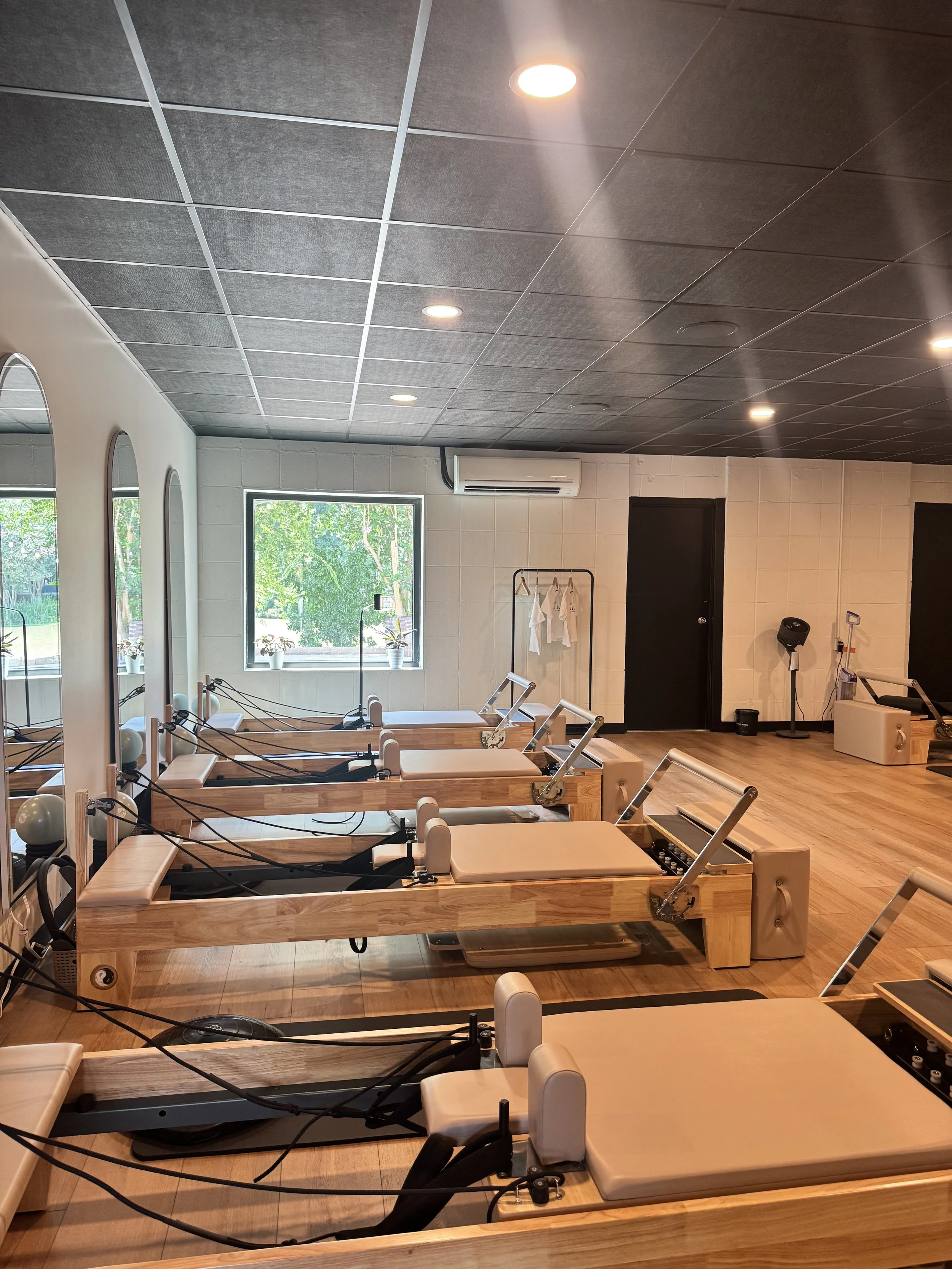 Pilates studio after remodel