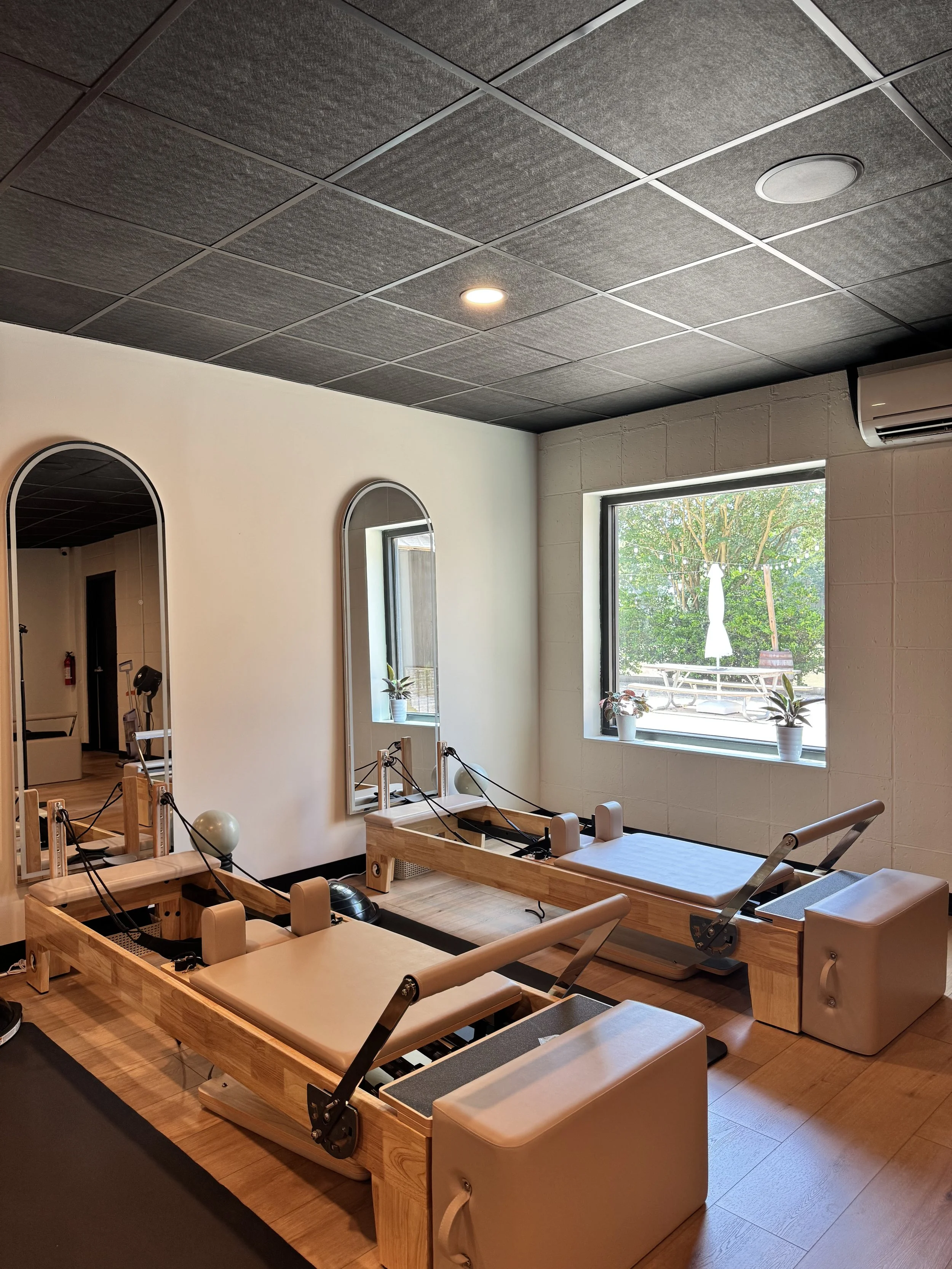 Pilates studio after remodel