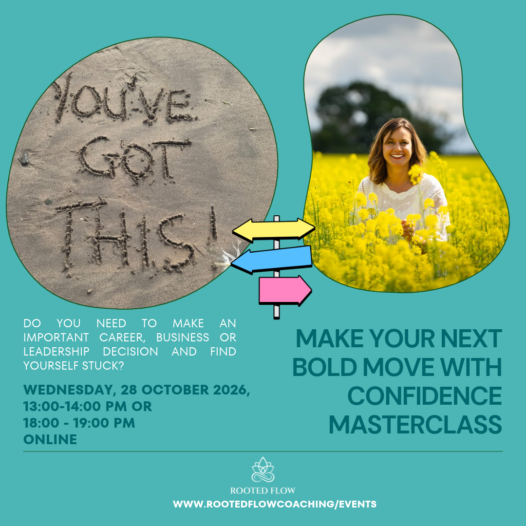 Make your next bold move with confidence - Masterclass 28 Oct 2026